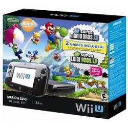 Wii U 限购一台 任天堂wii U 游戏机32gb 黑色豪华版套装 没得比